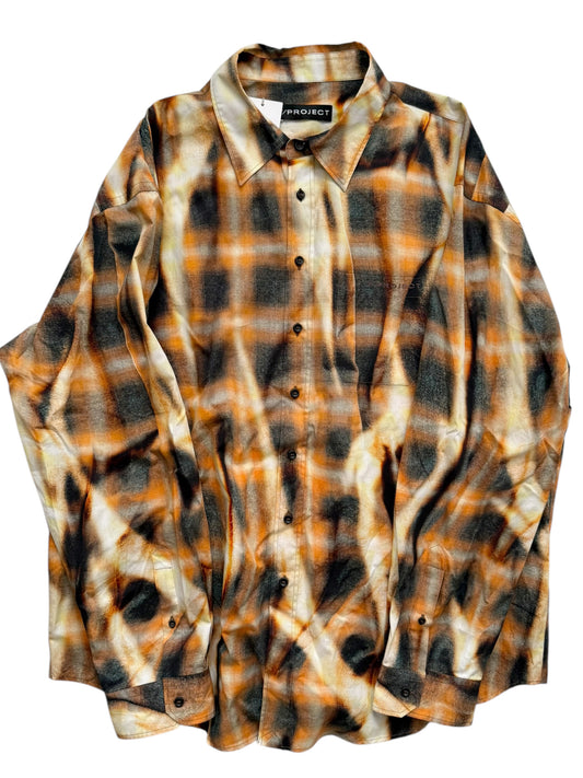 “Sun Bleached” Flame Check Shirt