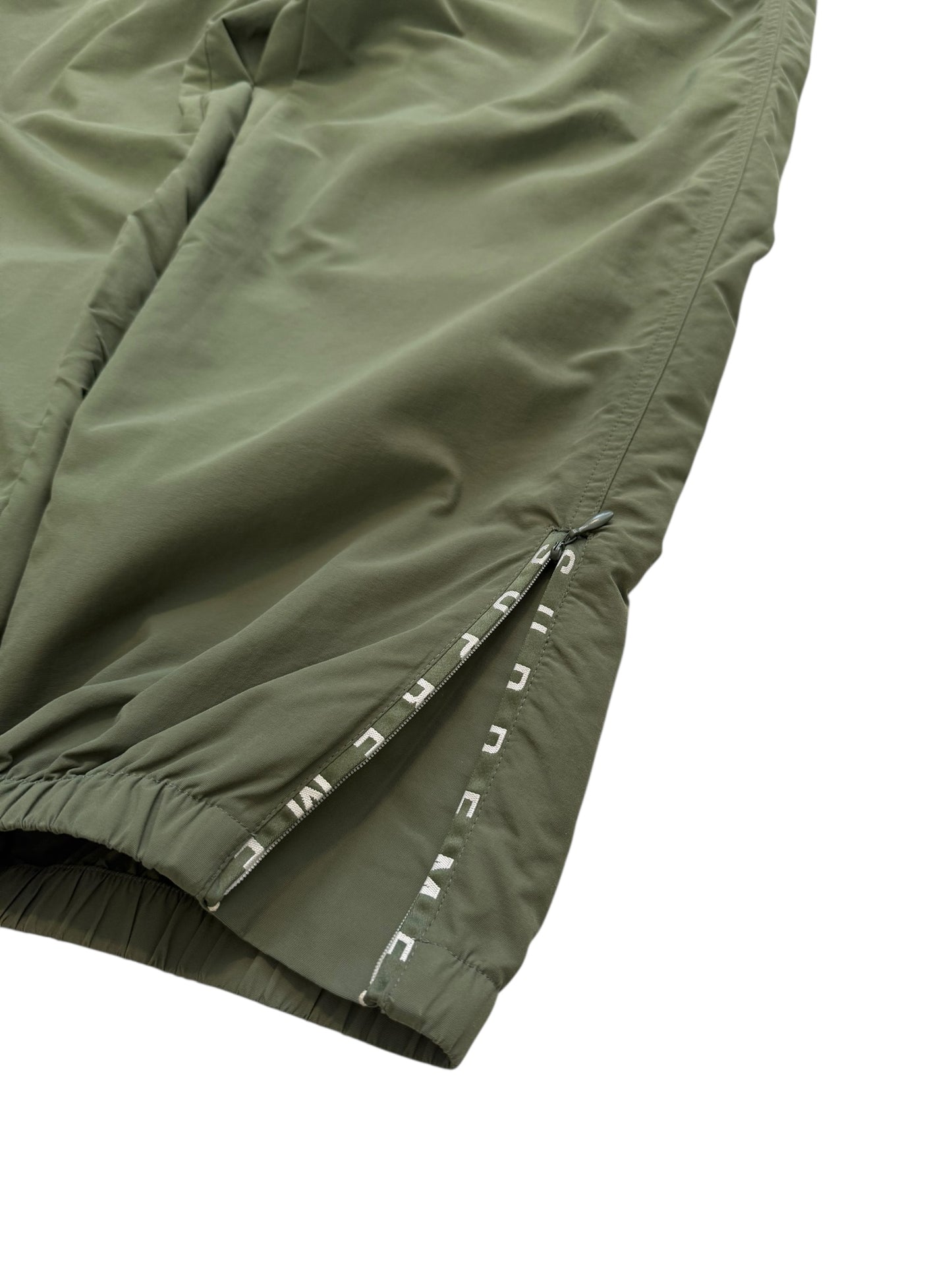 2023 Warmup Logo Zip Pants Olive