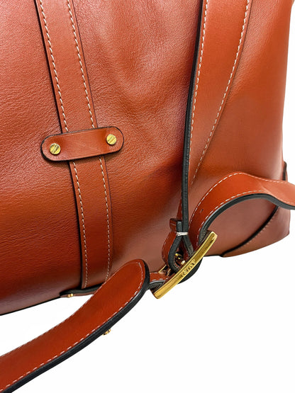 Veg Tanned Italian Leather Duffle Bag