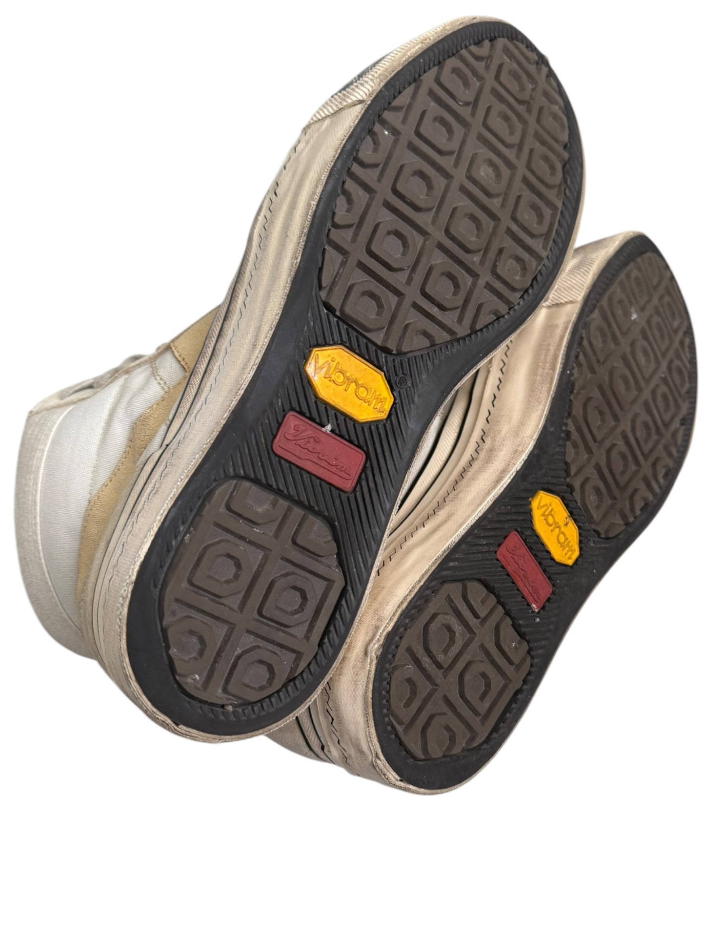 Zephyr Hi Top G Pattern Ivory Sneaker