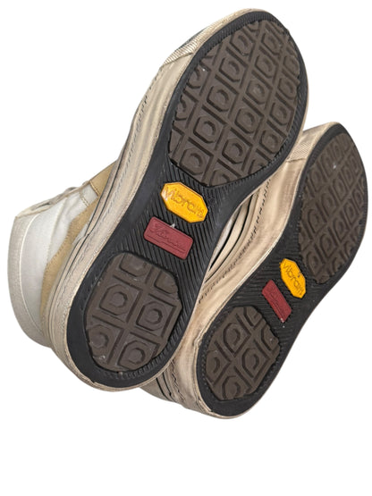 Zephyr Hi Top G Pattern Ivory Sneaker