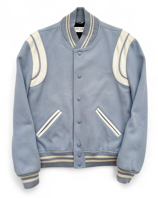 2016 Baby Blue Teddy Varsity Jacket