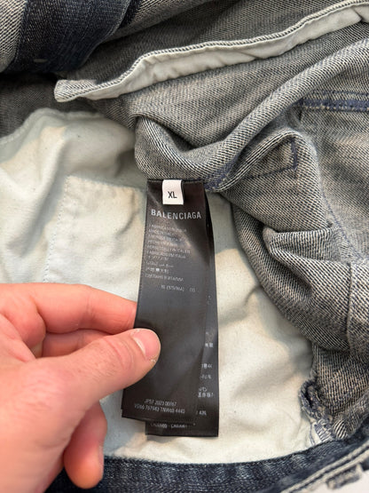 2023 Reconstructed Pant Jeans Denim Jacket