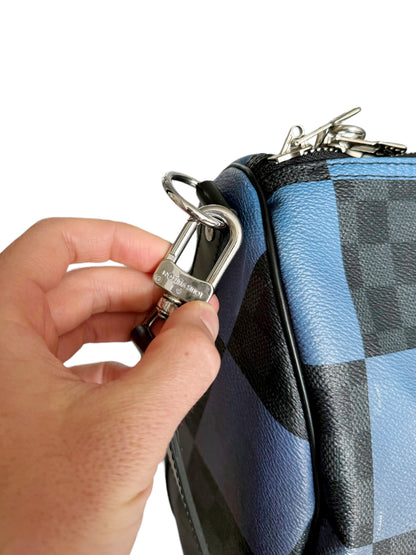 Keepall Bandouliere Bag Giant Damier Graphite Canvas 50 Duffle