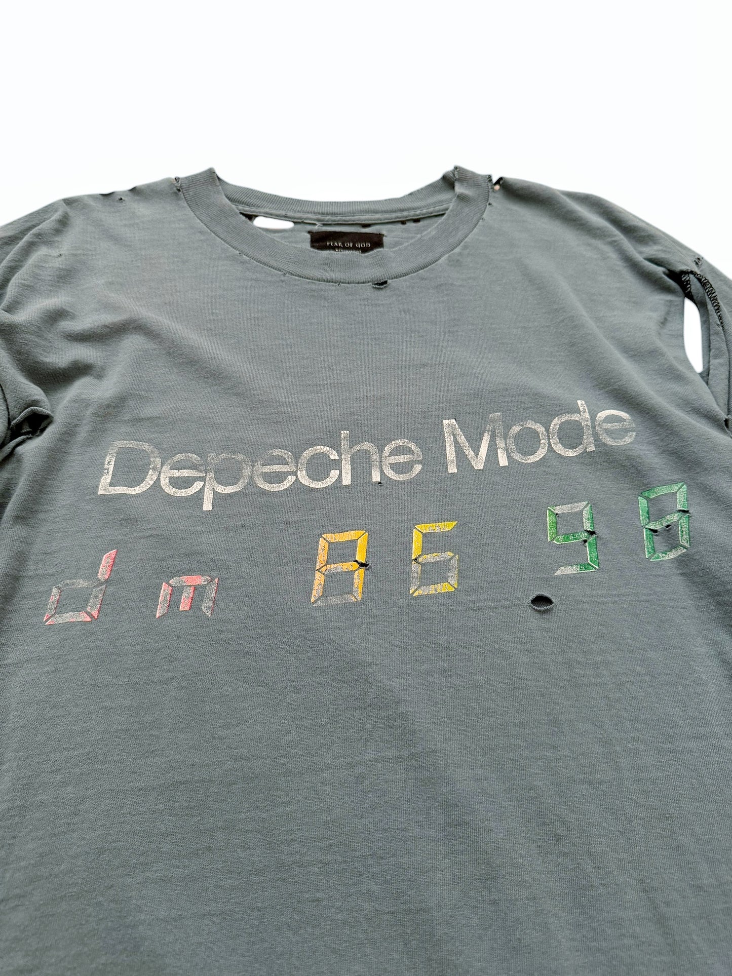 x Saint Luis Resurrected Thrashed Vintage Depeche Mode Shirt