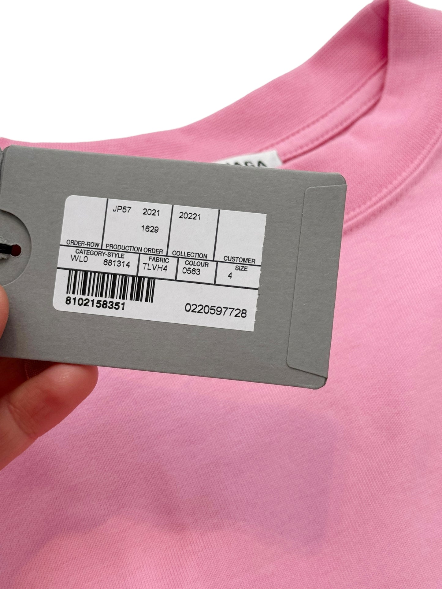 Bebe Rhinestone Crystal Pink Shirt