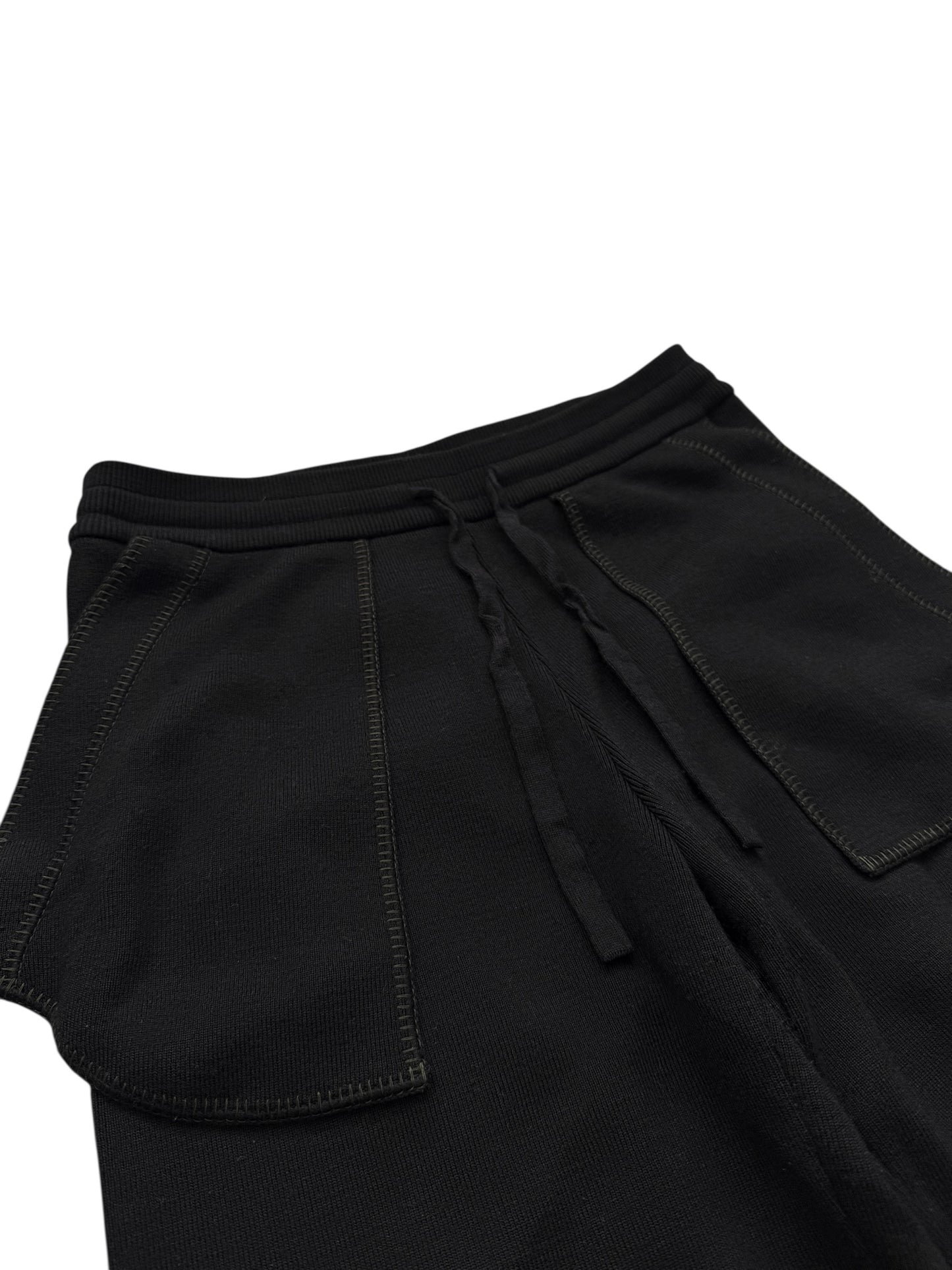 Reverse Pocket Contrast Knit Pants