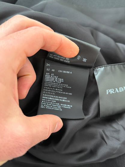 2018 Cropped Gabardine Coat Jacket