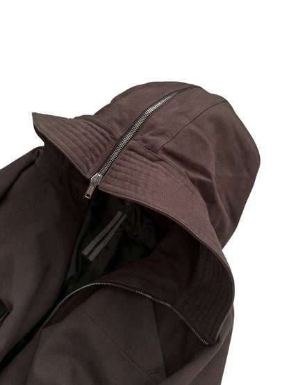 2019 Larry Giant Sisy Parka Suede Panels