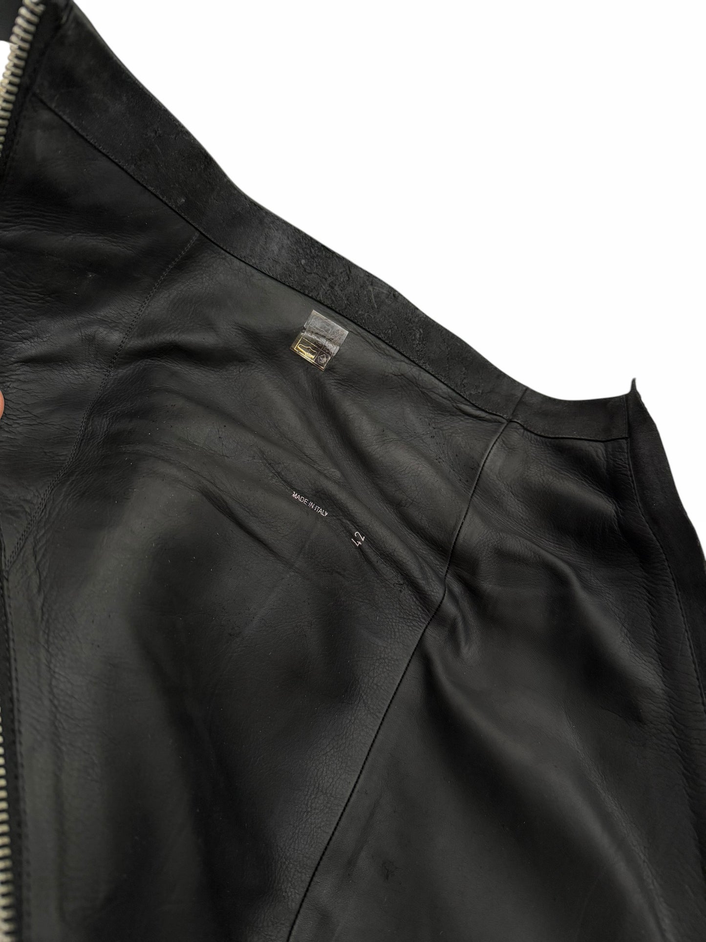 Limo Reverse Leather Knee High Tornado Creeper Boot