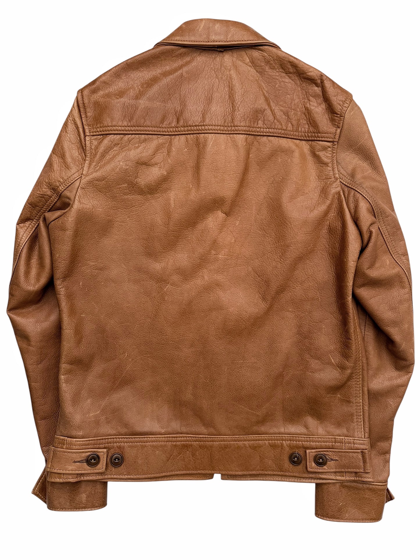 575 Steer Hide Zip Leather Jacket