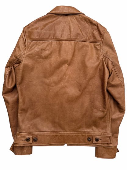 575 Steer Hide Zip Leather Jacket