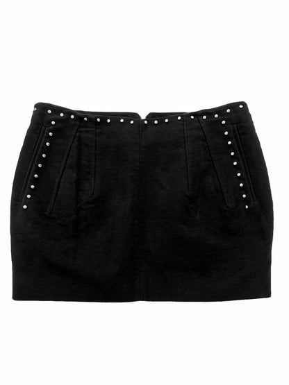 Studded Felted Skirt