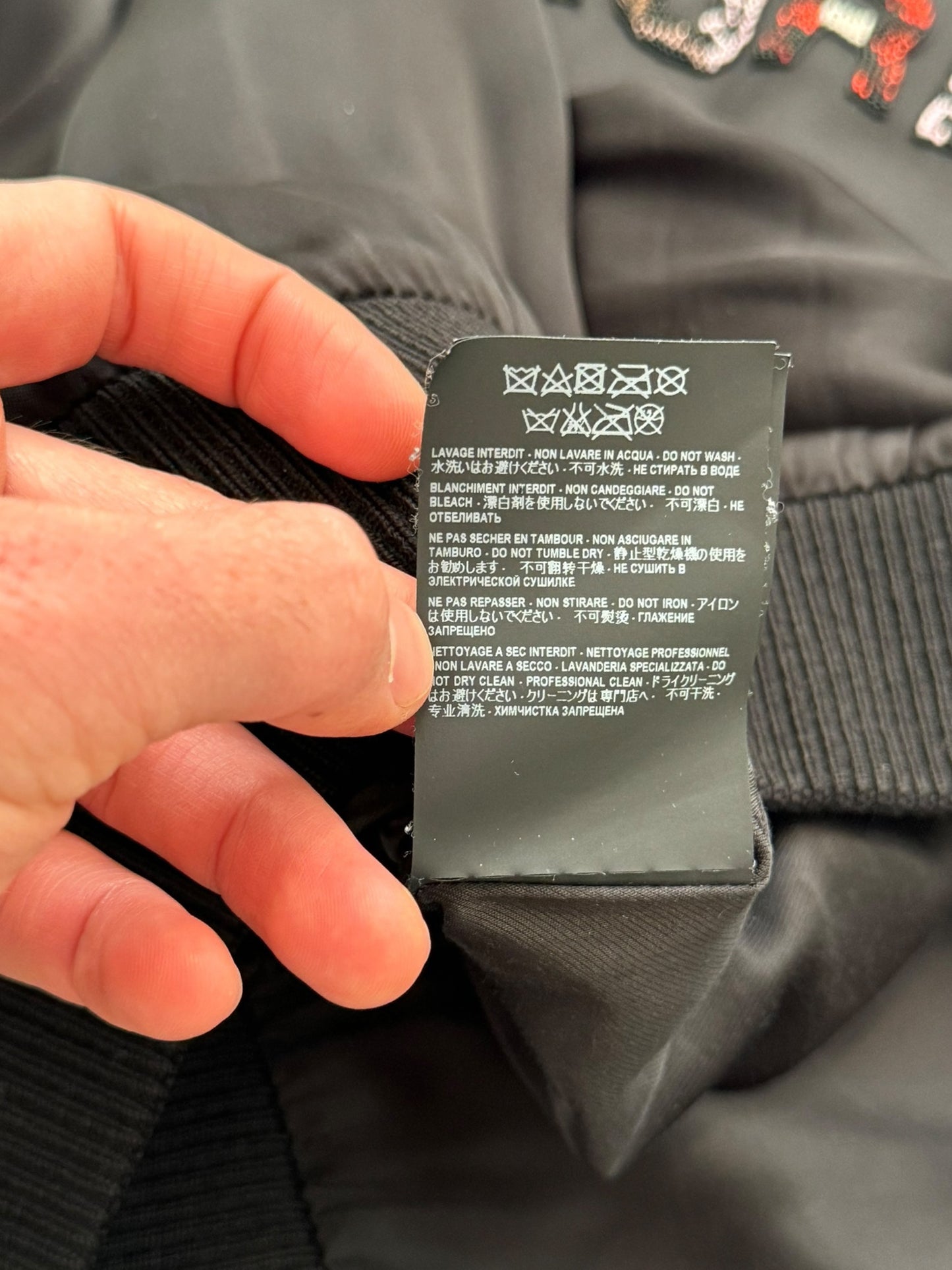 2018 Beaded Logo Satin Teddy Varsity