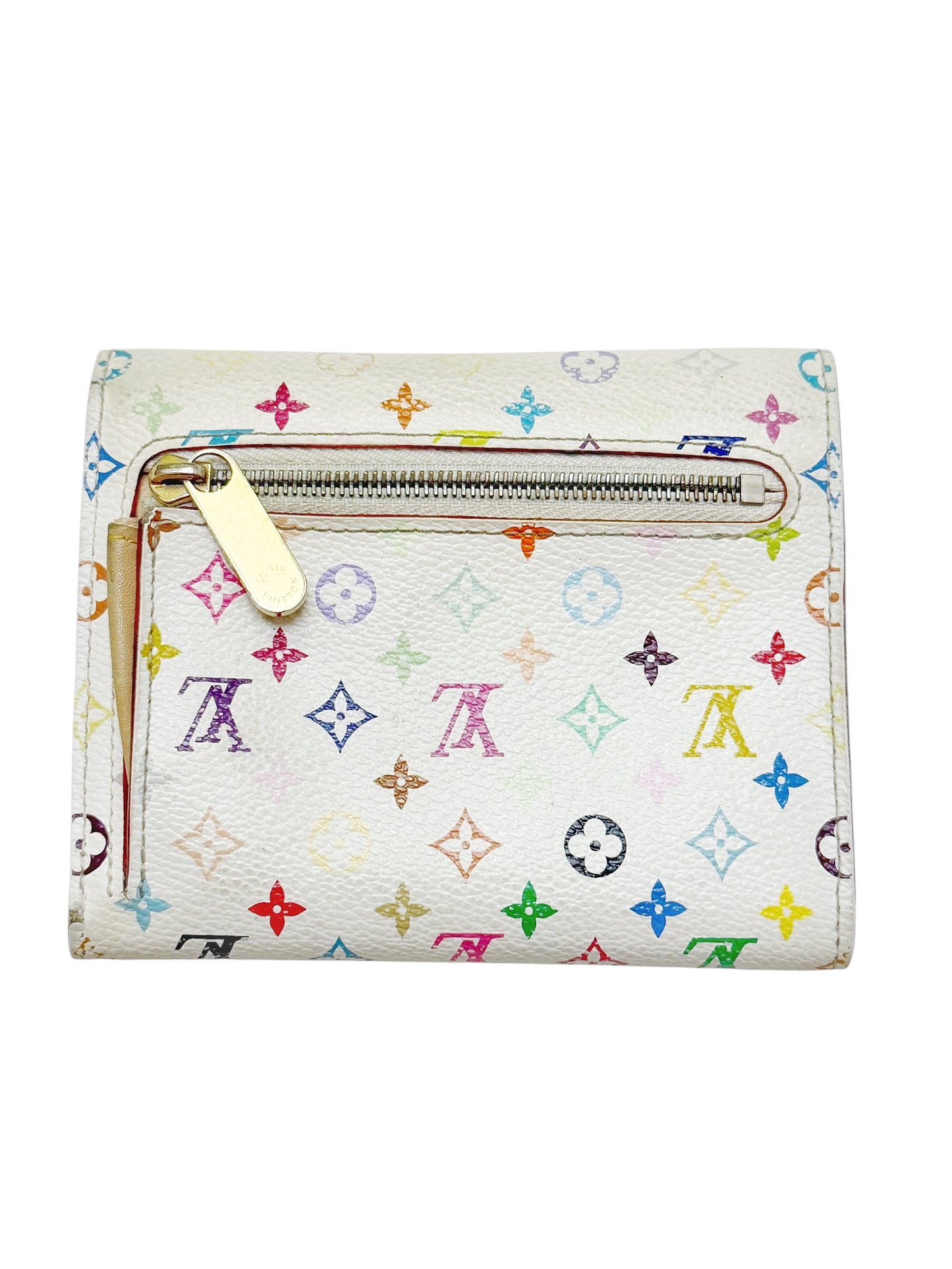 x Takashi Murakami Rainbow Multicolor Monogram Wallet