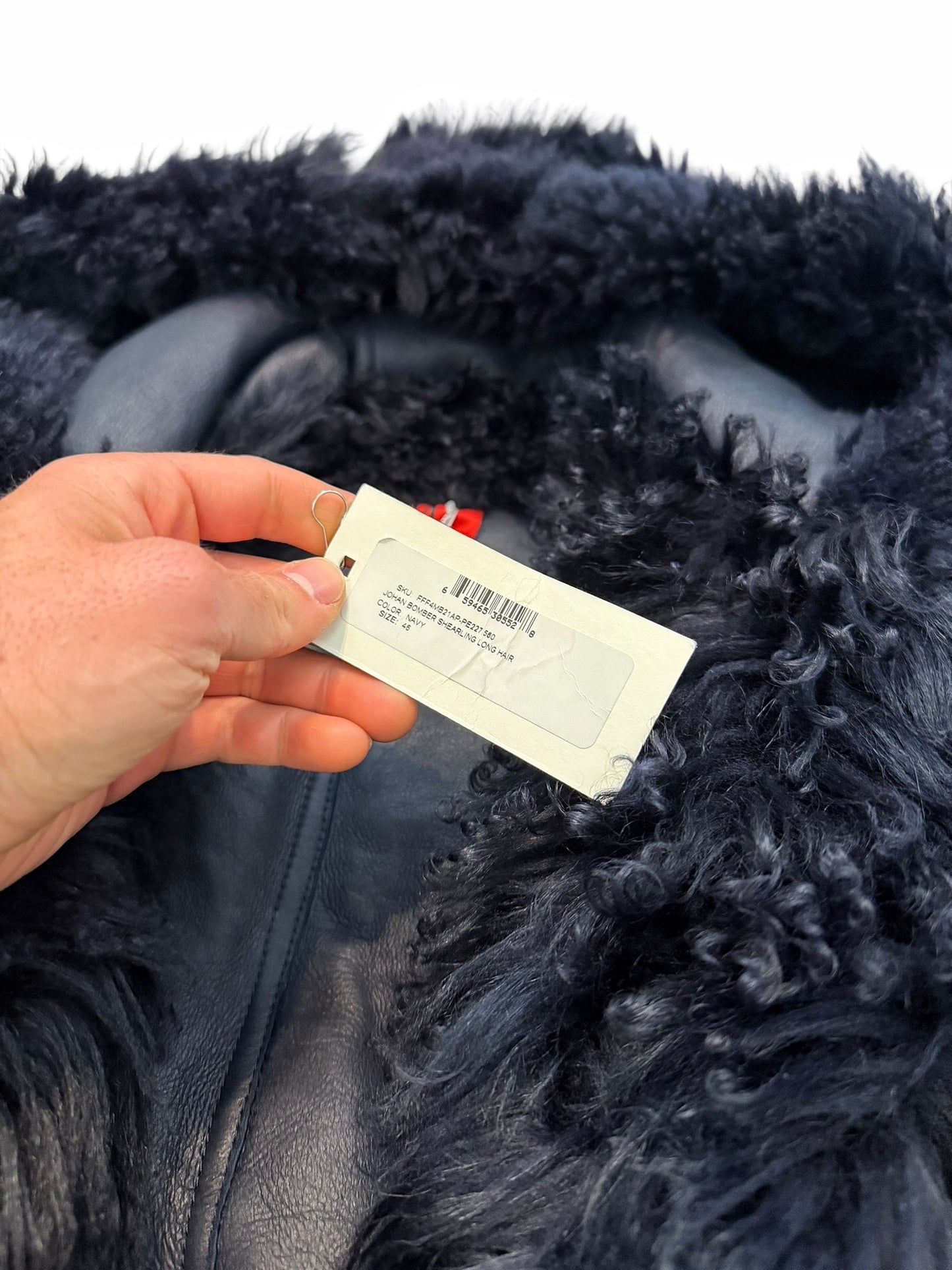 Giant Long Hair Sheep Skin Shearling Bomber