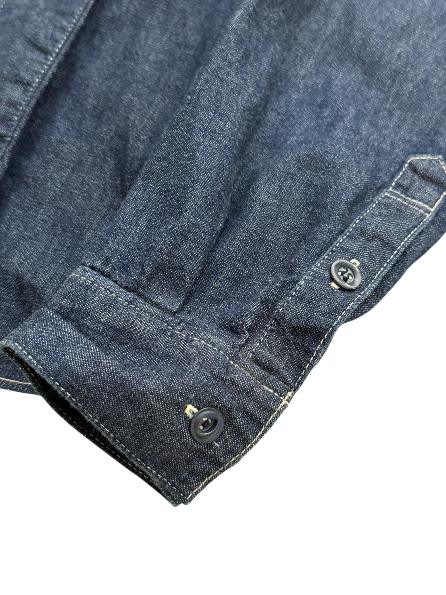 Lhamo Kimono Denim Throwover Shirt