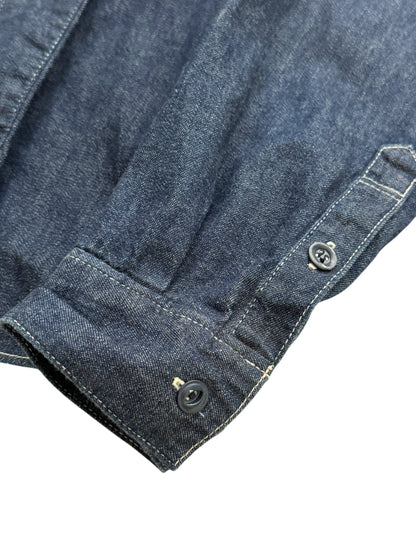 Lhamo Kimono Denim Throwover Shirt