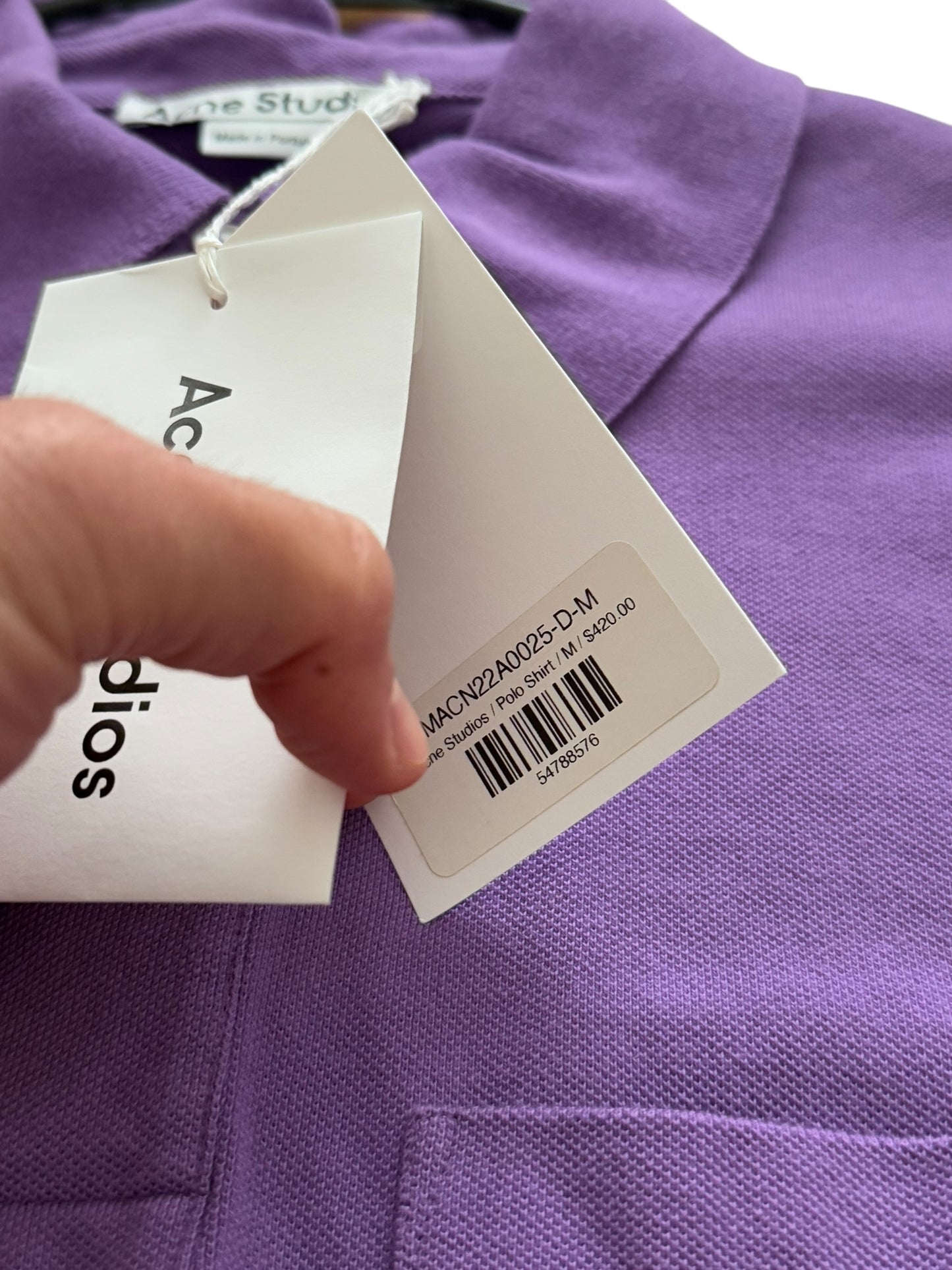 Groovy Oversized Purple Polo