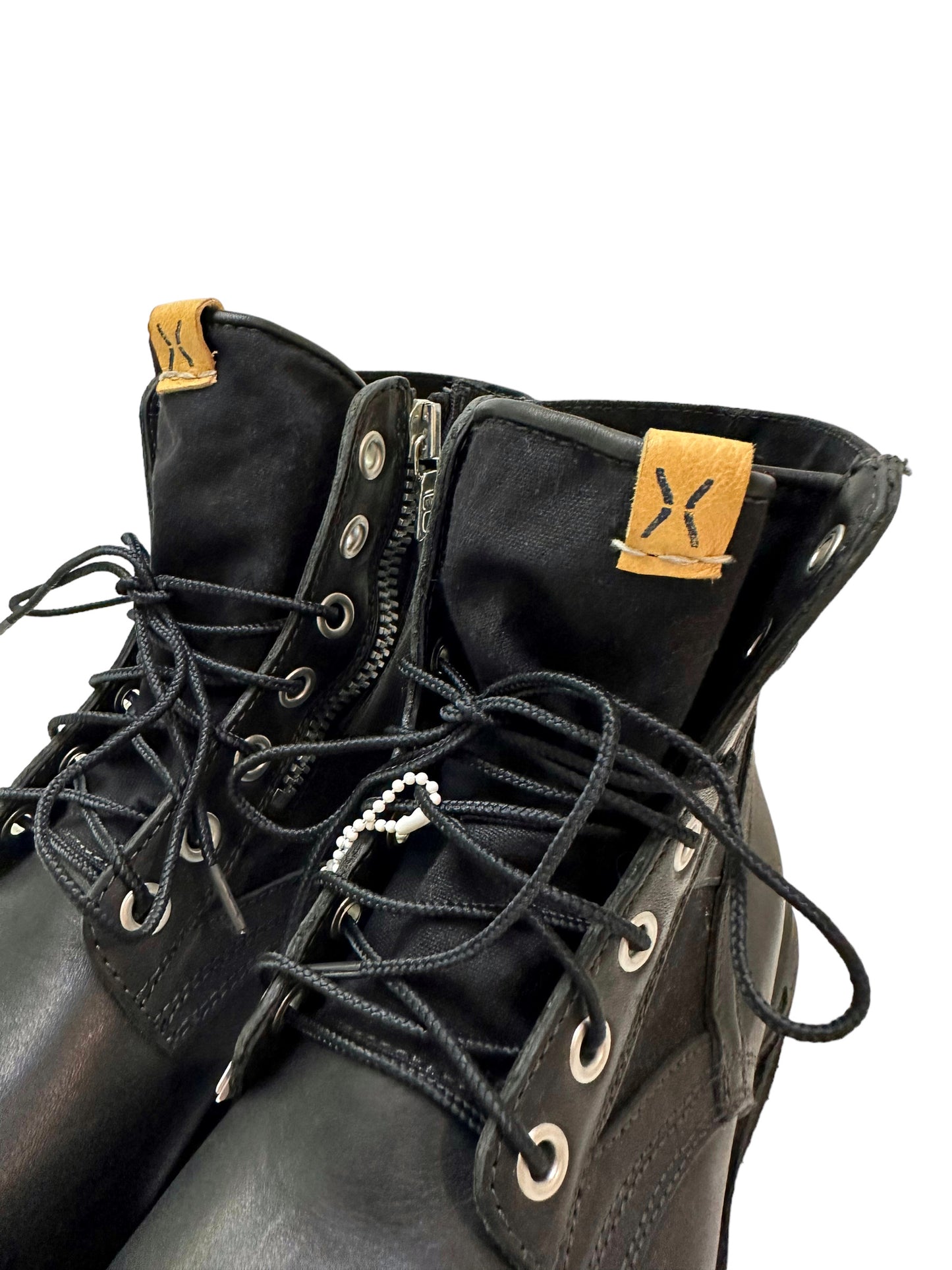 7 Hole ‘73 Folk (Veggie) Black Zip Boot