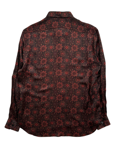 Paisley Silk Red Shirt