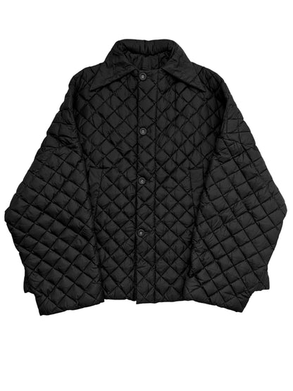 Massive Cropped Oversized Quilted Jacket