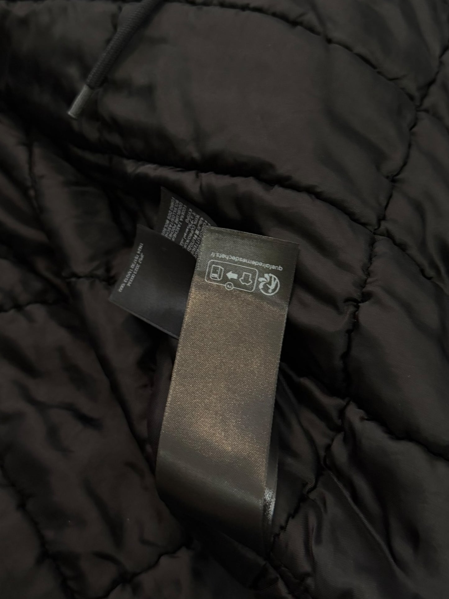 Graffiti Distressed Mud Fur Hood Parka