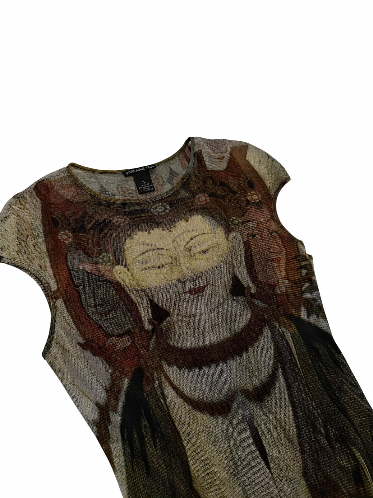SS1997 Buddha Mesh Maxi Dress