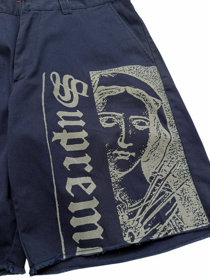Virgin Mary Crop Work Short
