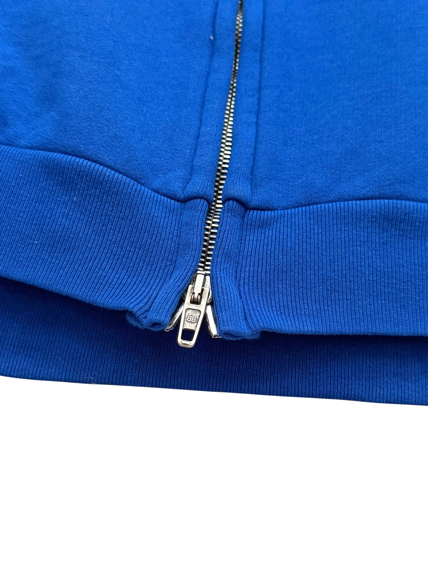Soccer Crest Football Logo Hoodie Blue