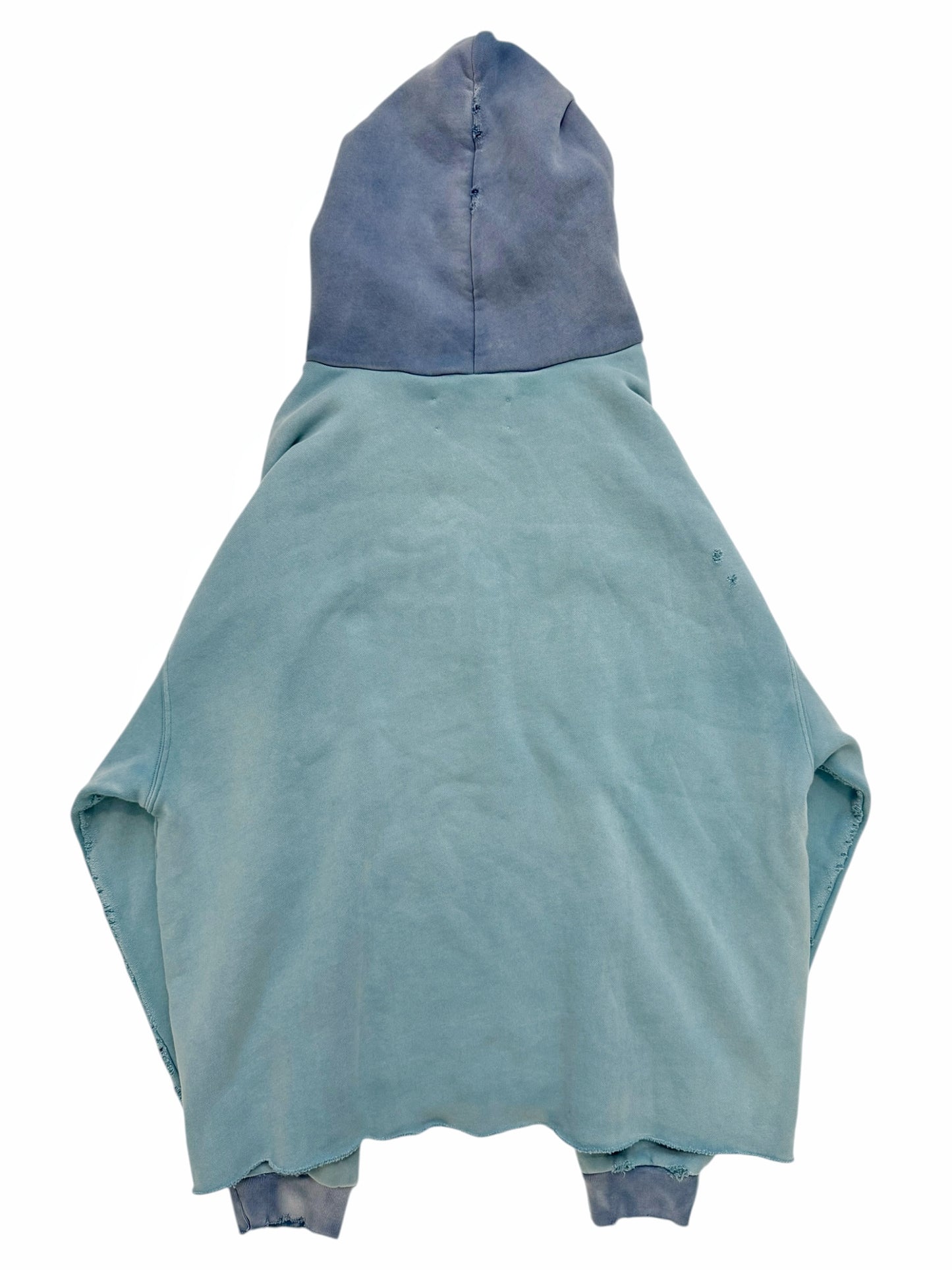 Destructo Faded Distressed Slit Hoodie