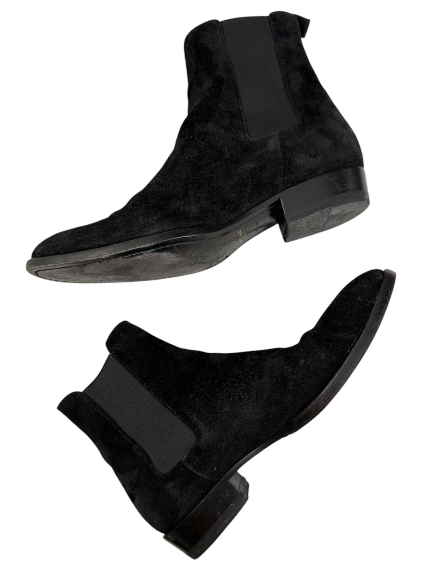 Wyatt Chelsea Suede Black Boot