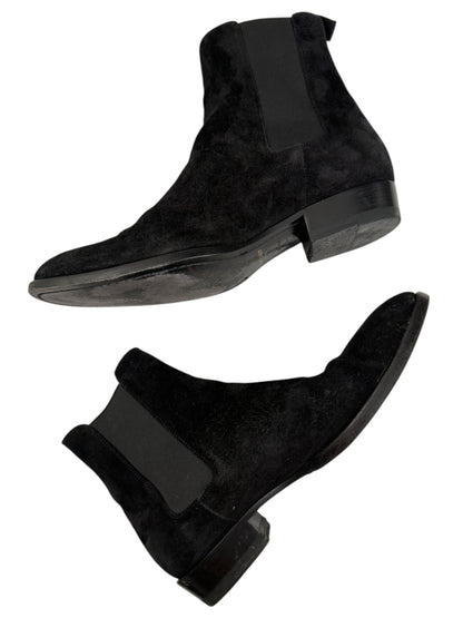 Wyatt Chelsea Suede Black Boot