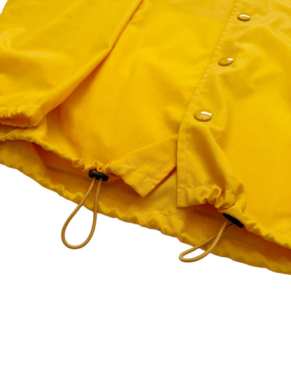 Yellow Polyamide Coach Jacket