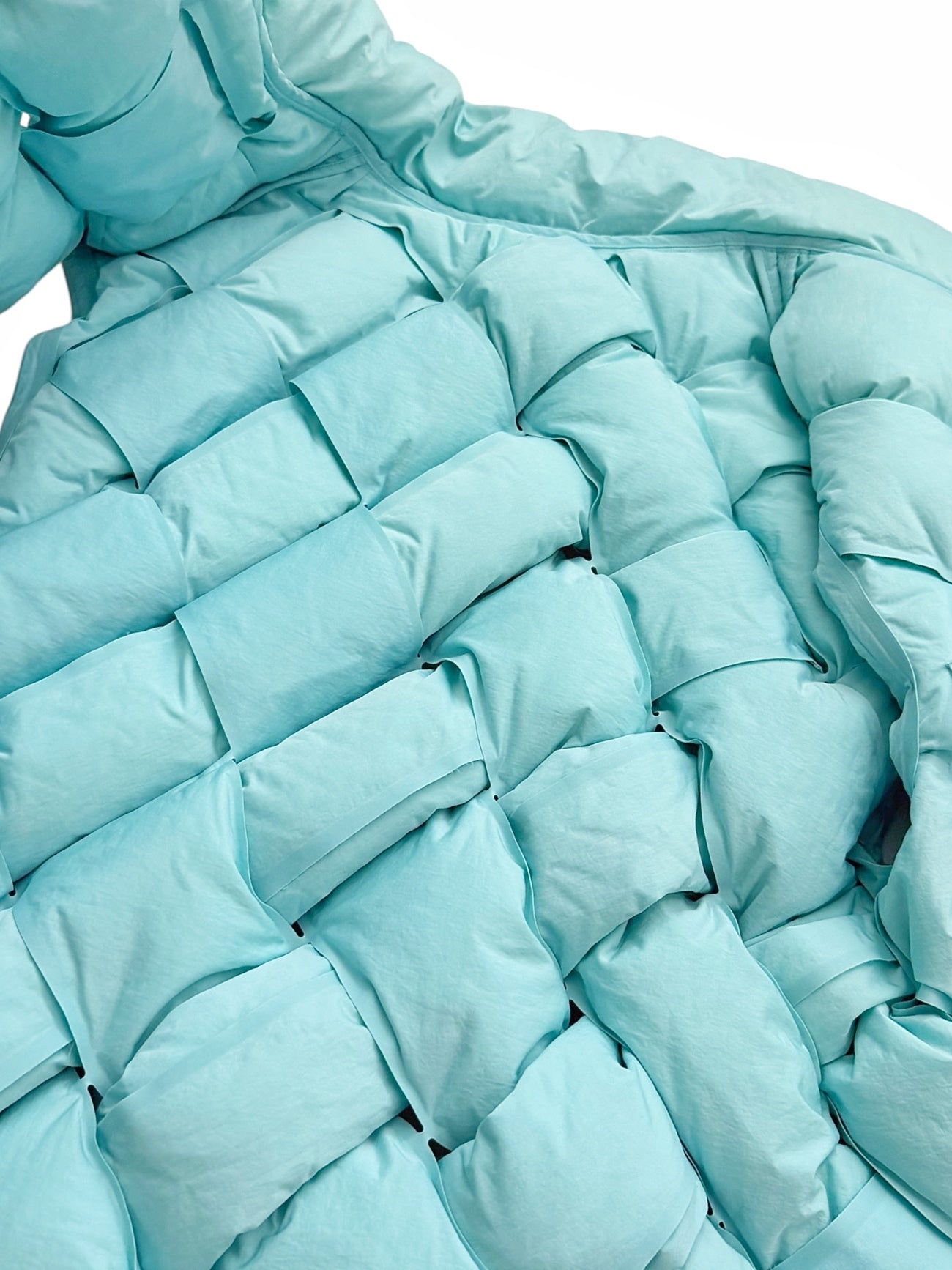 Intreciatto Turqoise Woven Shell Vest