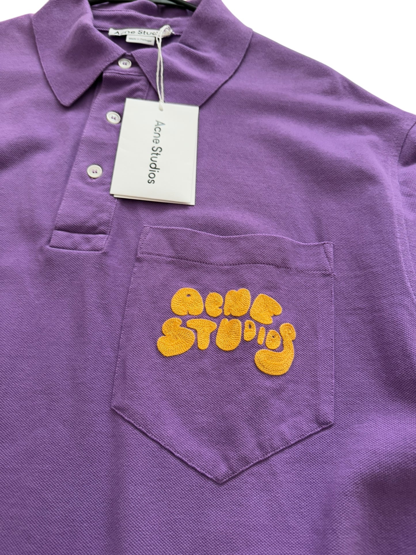 Groovy Oversized Purple Polo