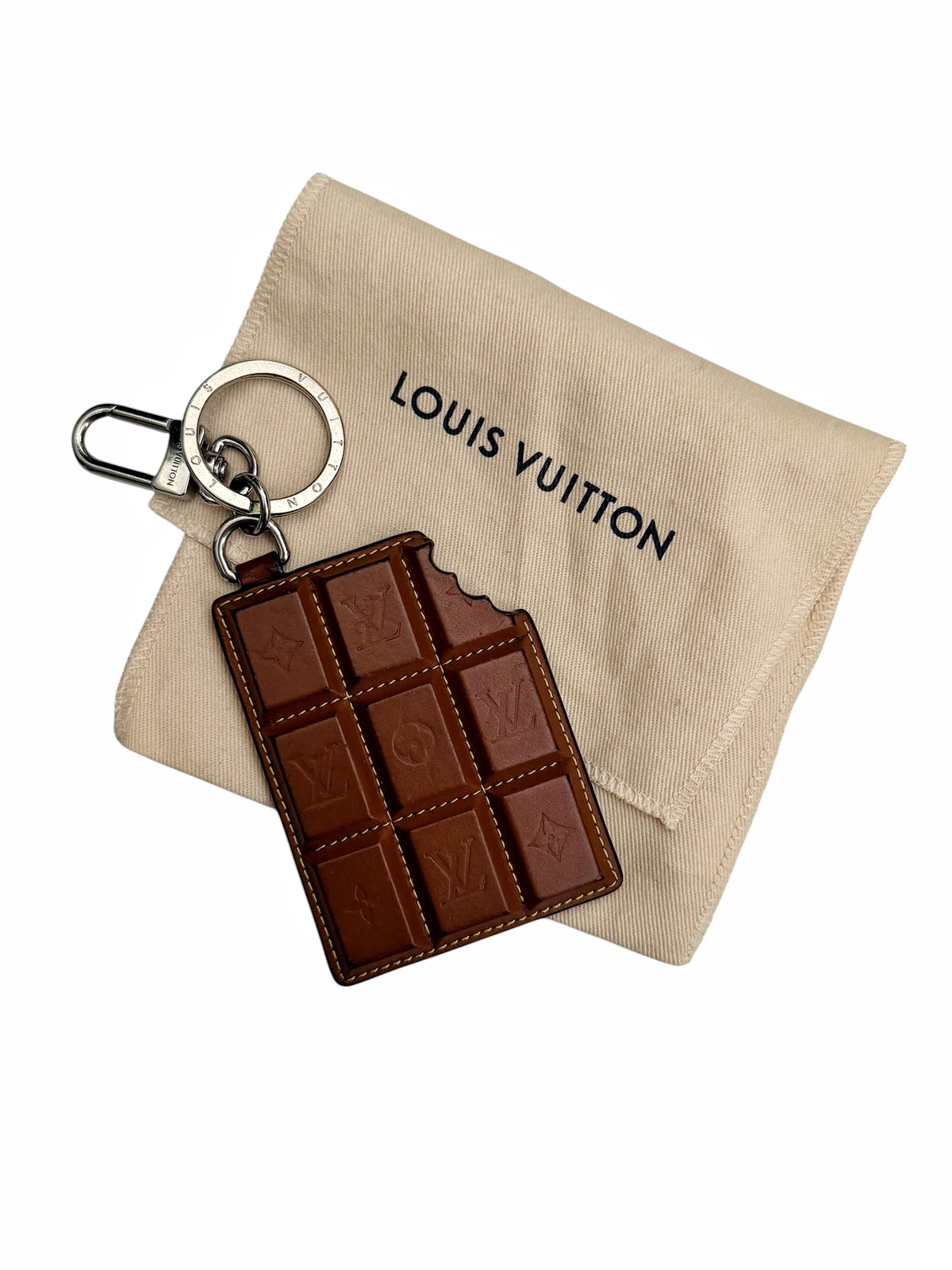 2025 Pharrell Milk Chocolate Bar Key Chain Bag Charm