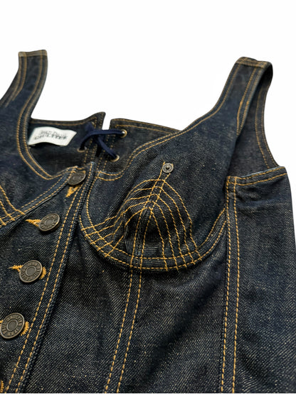 Denim Bustier Corset Top