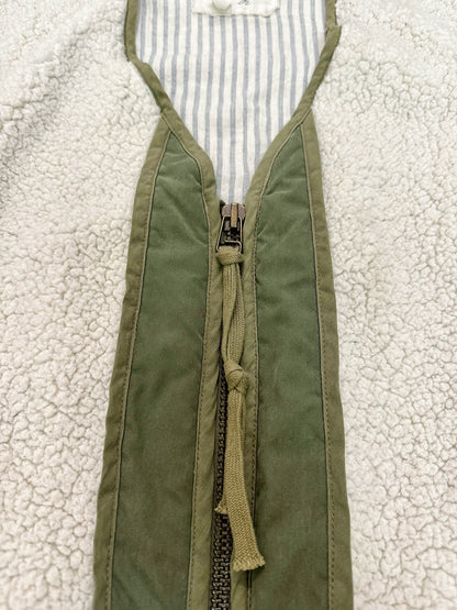 Reconstructed Tent Fleece Modern Flight Jacket