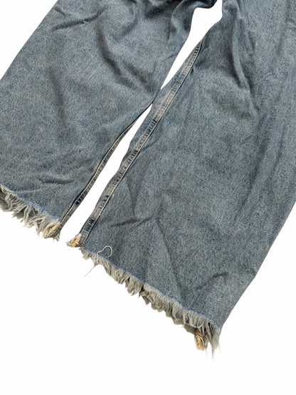 Distressed Big Daddy Baggy Denim Jeans