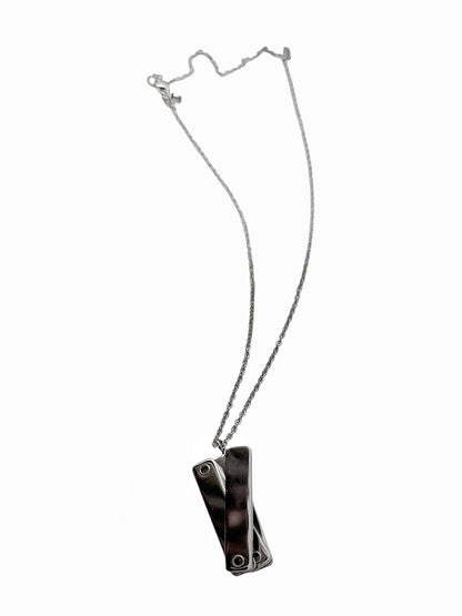 2026 VIP Atelier Folding Ruler Silver Necklace