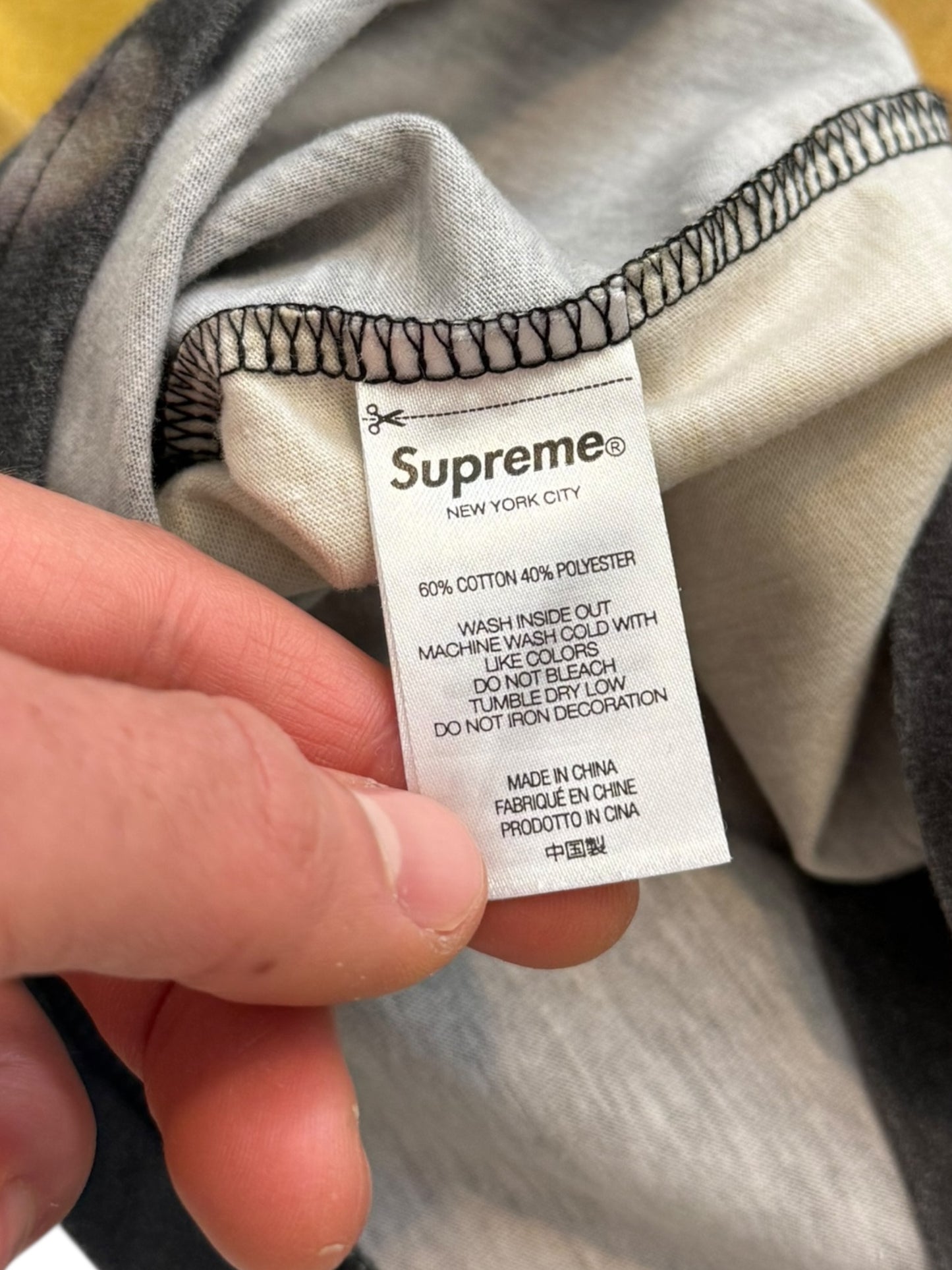 Dash Snow Allover Print Cut Sew Tee