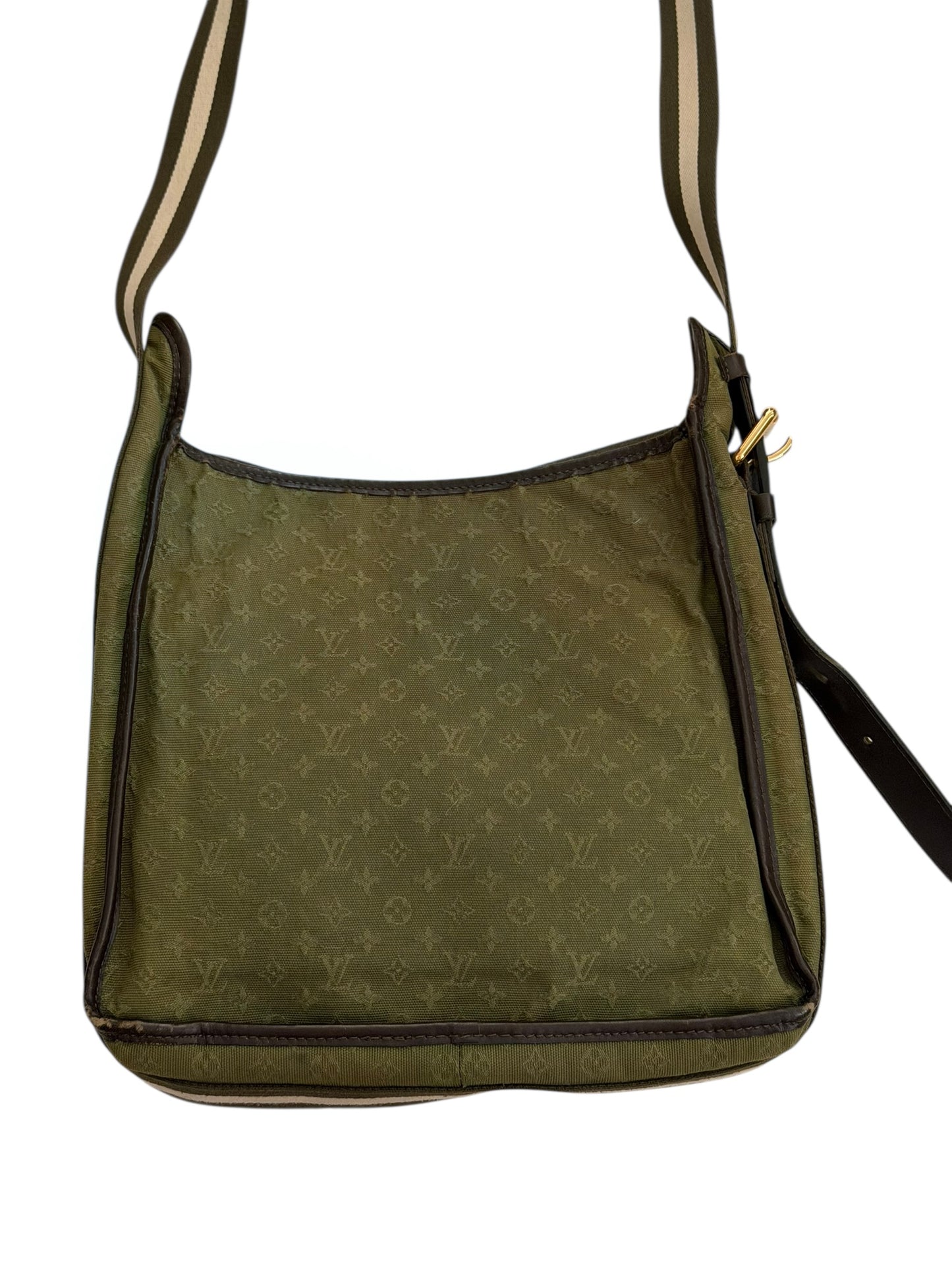 Denim Canvas Monogram Messenger