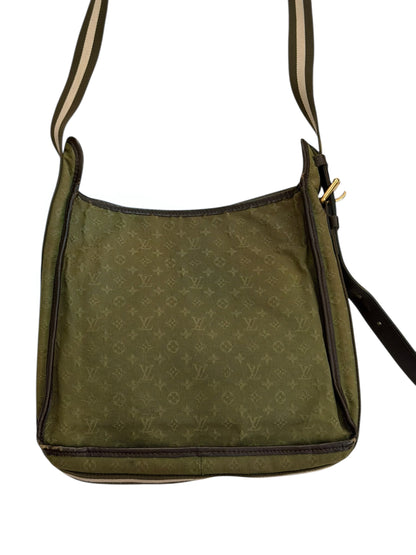 Denim Canvas Monogram Messenger