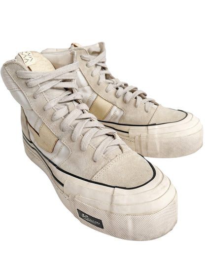 Zephyr Hi Top G Pattern Ivory Sneaker