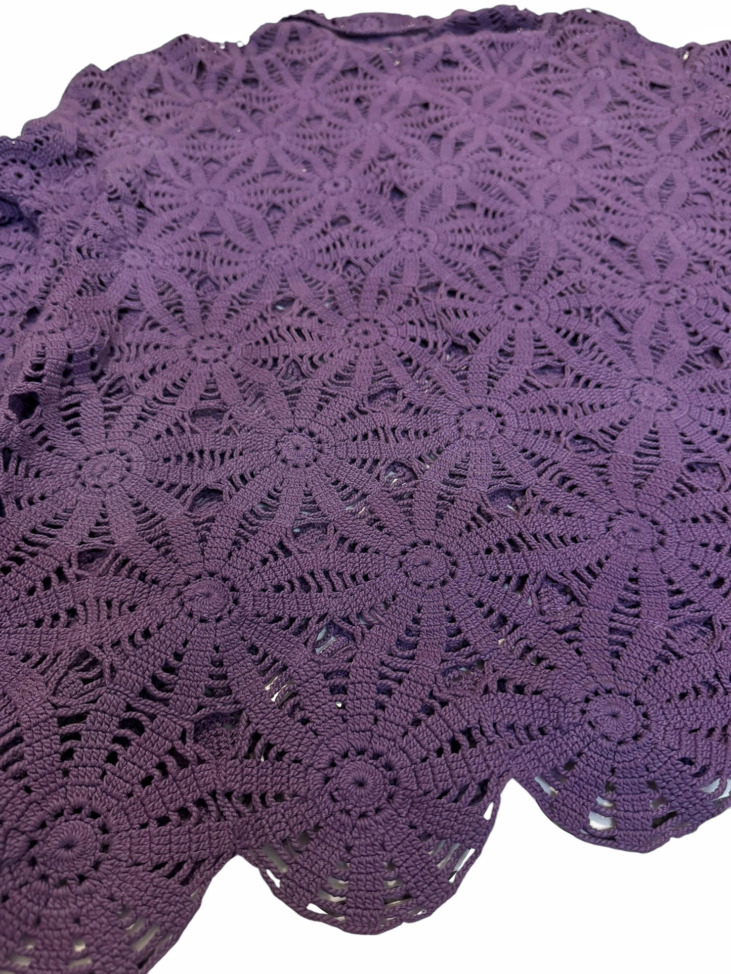 Flower Crochet Woven Shirt