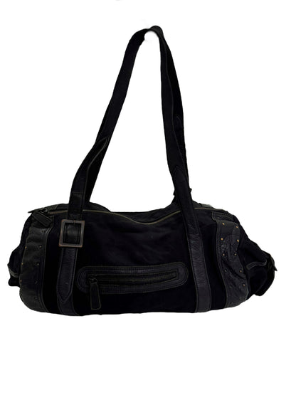 Leather Canvas Small Duffle