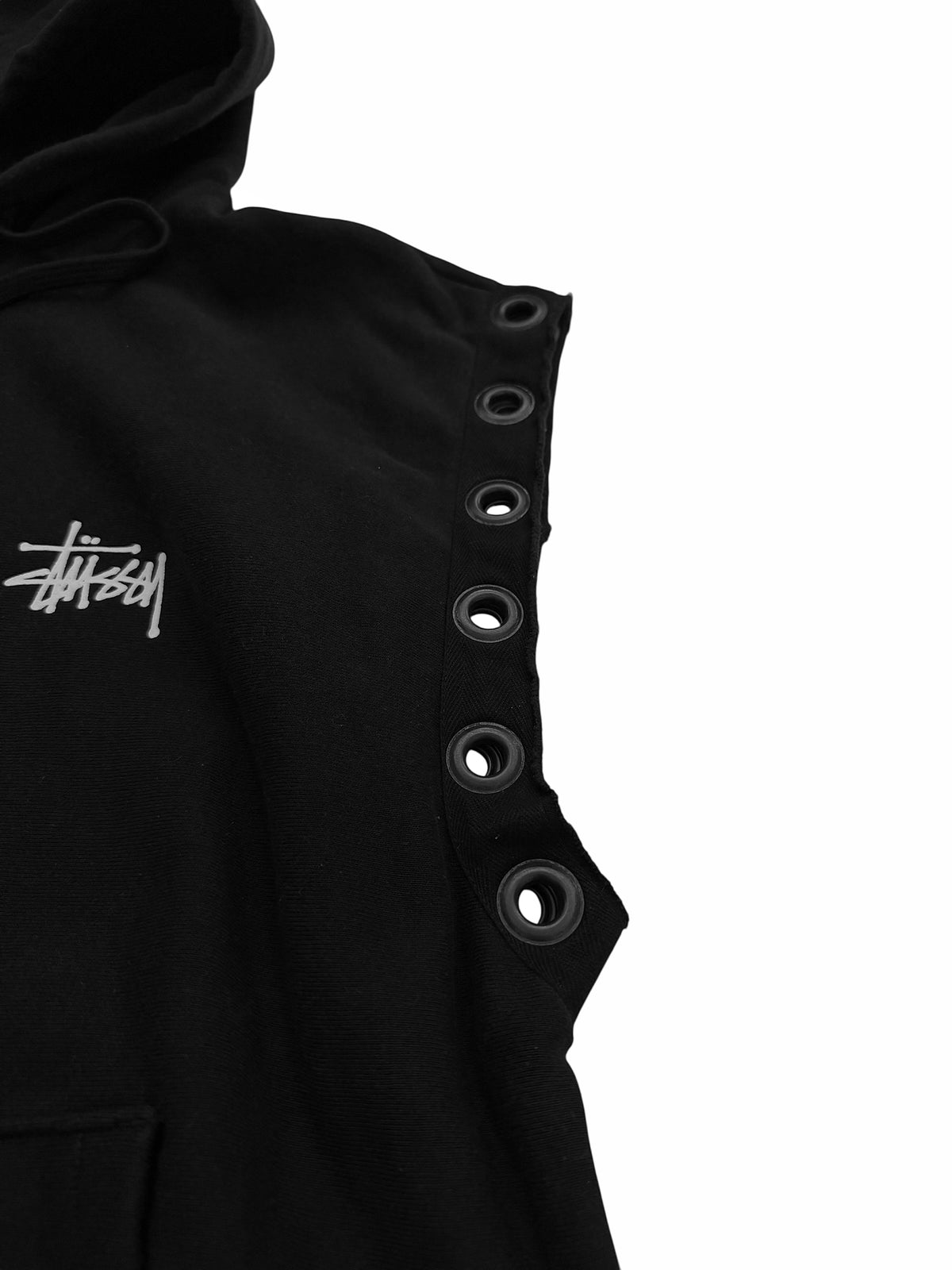 x Stussy Sleeveless Rivet Hoodie