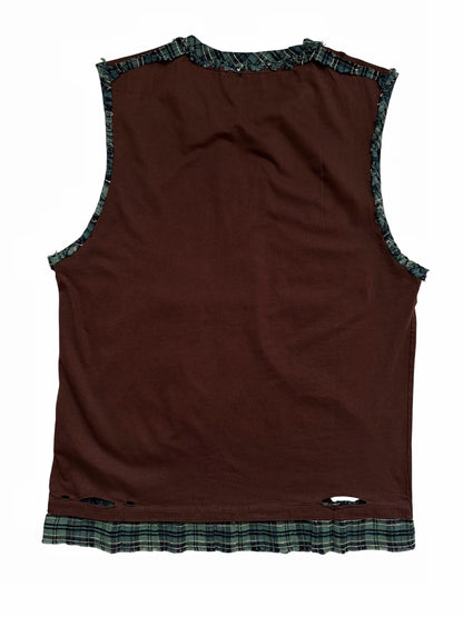 Jaws James Bond Layered Distressed Tank Tee