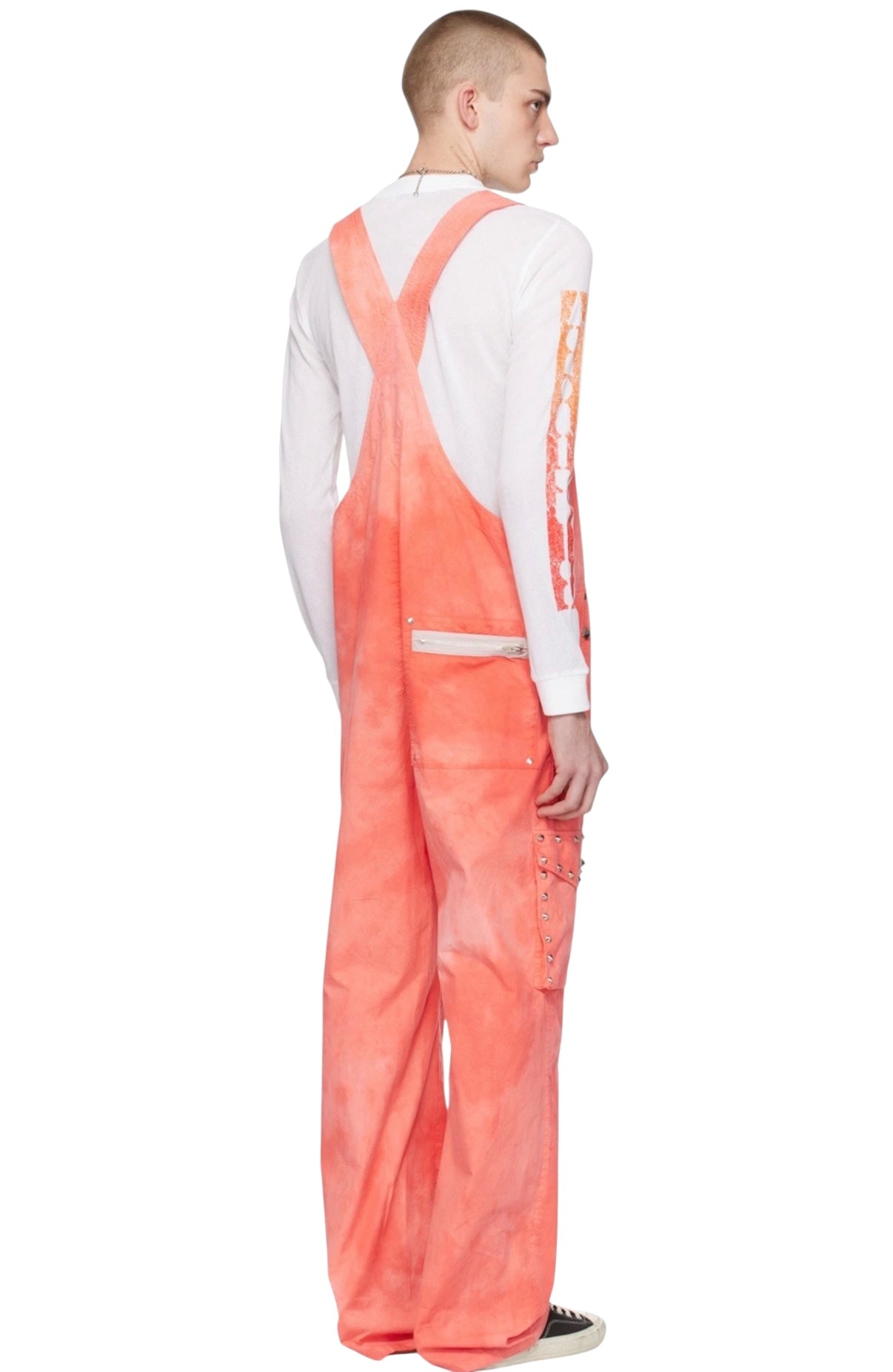 Cotton Studded Dye Overalls